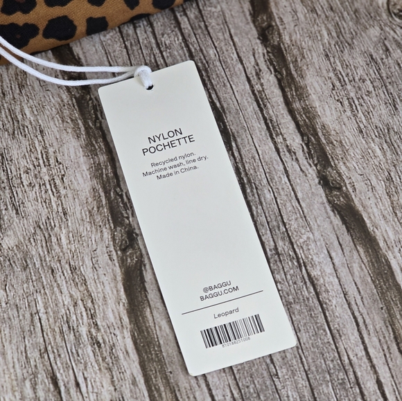 *NWT* BAGGU Leopard Print Pochette Shoulder Bag - Picture 6 of 10